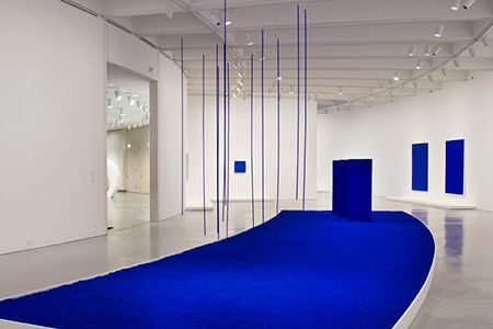 Yves Klein produced controversial and boundary-breaking single-color paintings, elemental canvases of fire, water and air, and even galleries emptied of all artworks.