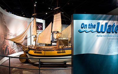 At the exhibition "On the Water," learn about pirates.