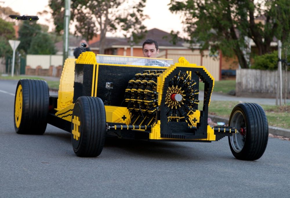 Watch This Air-Powered Lego Car Cruise Down A Street, Innovation