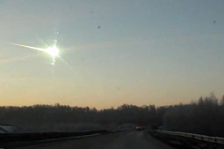 Last Friday, over Chelyabinsk.