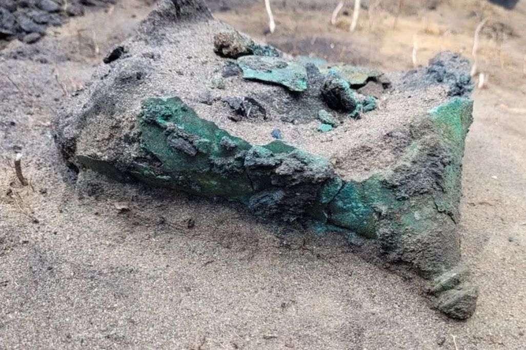 Helmet in situ