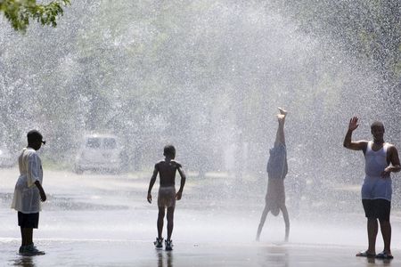 In cities, where the urban heat island effect can raise the local temperature several degrees higher than nearby rural areas, summer is a time to cool off wherever you can.