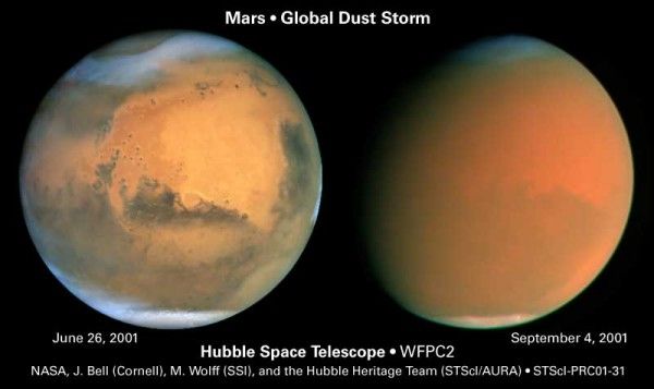 Mars Weather Forecast Calls for Massive Dust Storms -- Here's Why