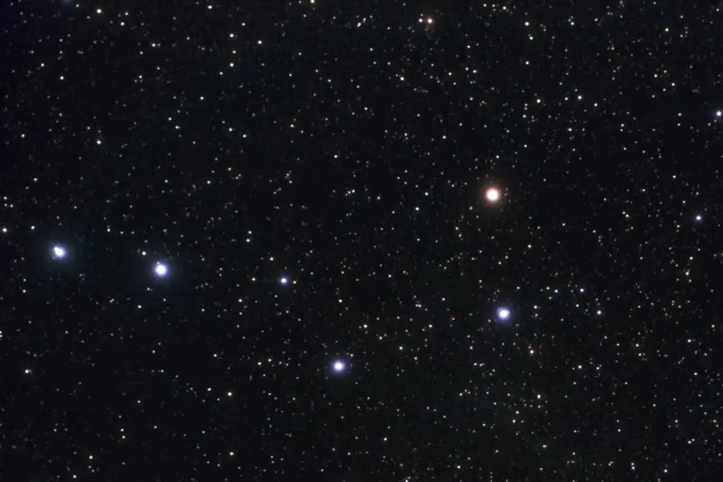 Dots of light that are stars and galaxies space