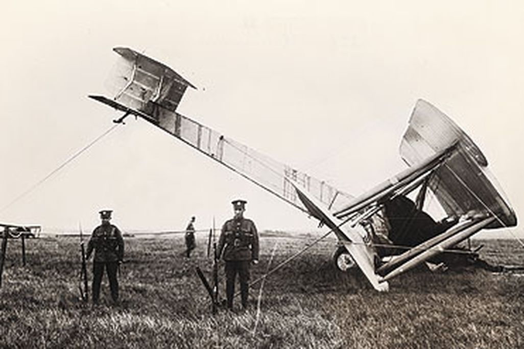 John Alcock and Arthur Brown survived a not-so-pretty landing in an Irish bog.