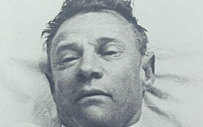 Mortuary photo of the unknown man found dead on Somerton Beach, south of Adelaide, Australia, in December 1948. Sixty-three years later, the man's identity remains a mystery, and it's still not clear how – or even if – he was murdered.