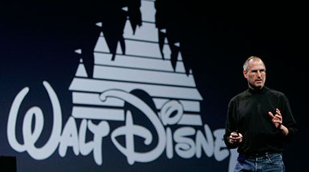 Apple CEO Steve Jobs delivering his keynote address at MacWorld Conference & Expo in San Francisco in 2007