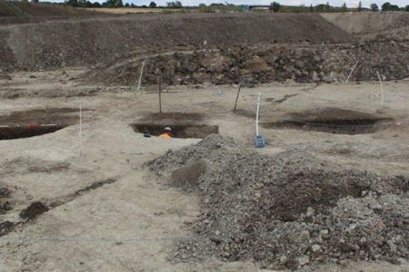 The alignment of the pits discovered suggests a ritual purpose.