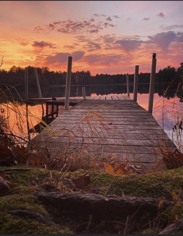 November Sunset at the Lake thumbnail