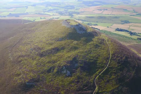 Tap O' Noth overlooks the Scottish town of Rhynie.