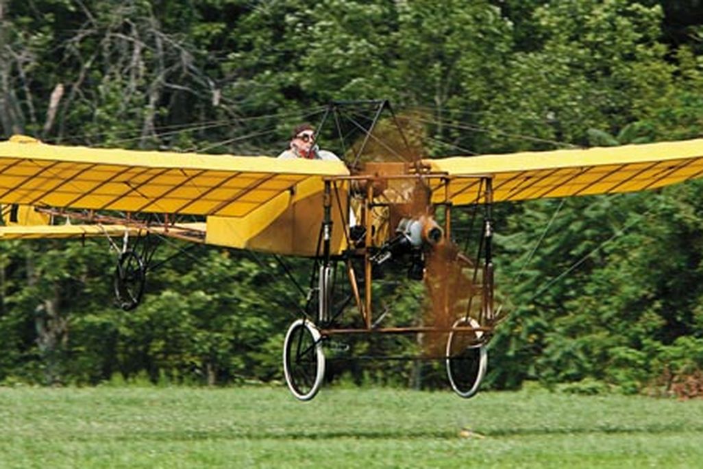 At Old Rhinebeck Aerodrome, Hugh Schoelzel channels Louis Blériot in the nation’s oldest flying aircraft.
