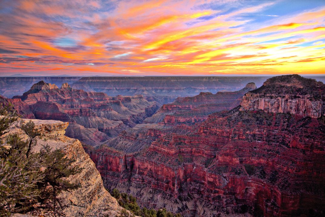 Sunset at North Rim of the Grand Canyon | Smithsonian Photo Contest ...