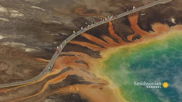 Preview thumbnail for How the Grand Prismatic Spring Gets Its Kaleidoscopic Colors