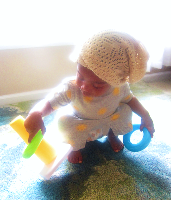 Newborn  At  Play  In  Arabia thumbnail