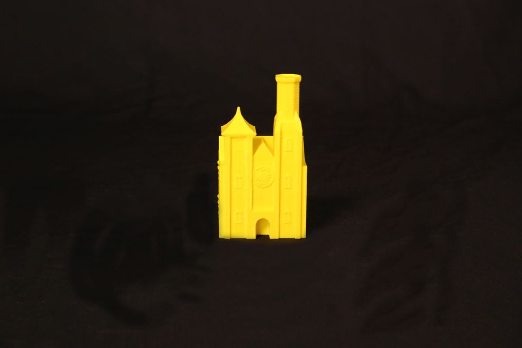 3D printed Smithsonian Castle
