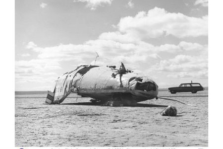 Peterson's M2-F2 after the crash.
