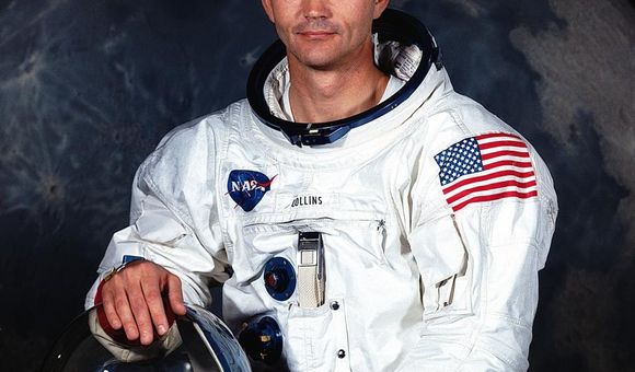 Michael Collins' NASA astronaut portrait.
