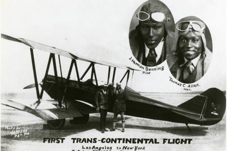 James Banning and Thomas Allen planned the route for their coast-to-coast flight to include towns where they knew someone, or which they knew had African-American communities.