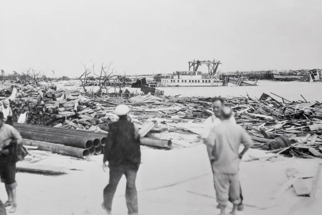 1935 Florida Keys hurricane damage