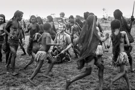 The Baliem Valley was a “magnificent vastness” in Rockefeller’s eyes, and its people were “emotionallly expressive.” But Asmat proved to be “more remote country than what I have ever seen.” 