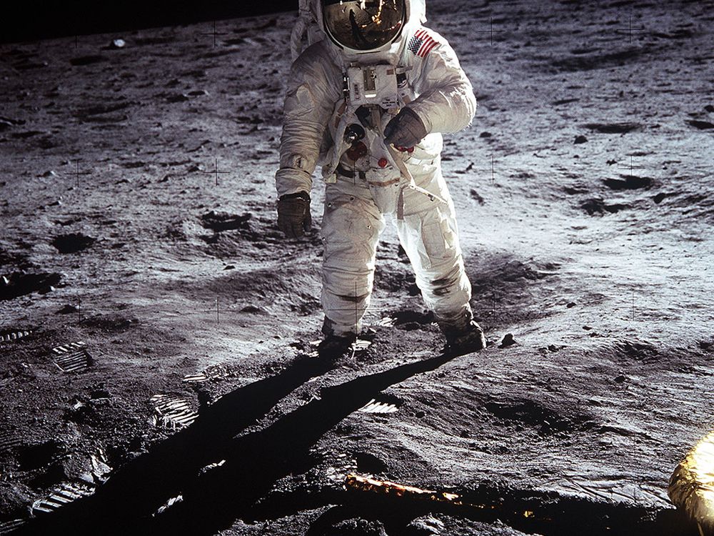 Buzz Aldrin on the Moon