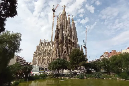 Sagrada Fam&iacute;lia, in Barcelona, Spain



