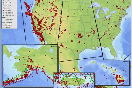 Seismicity of the United States