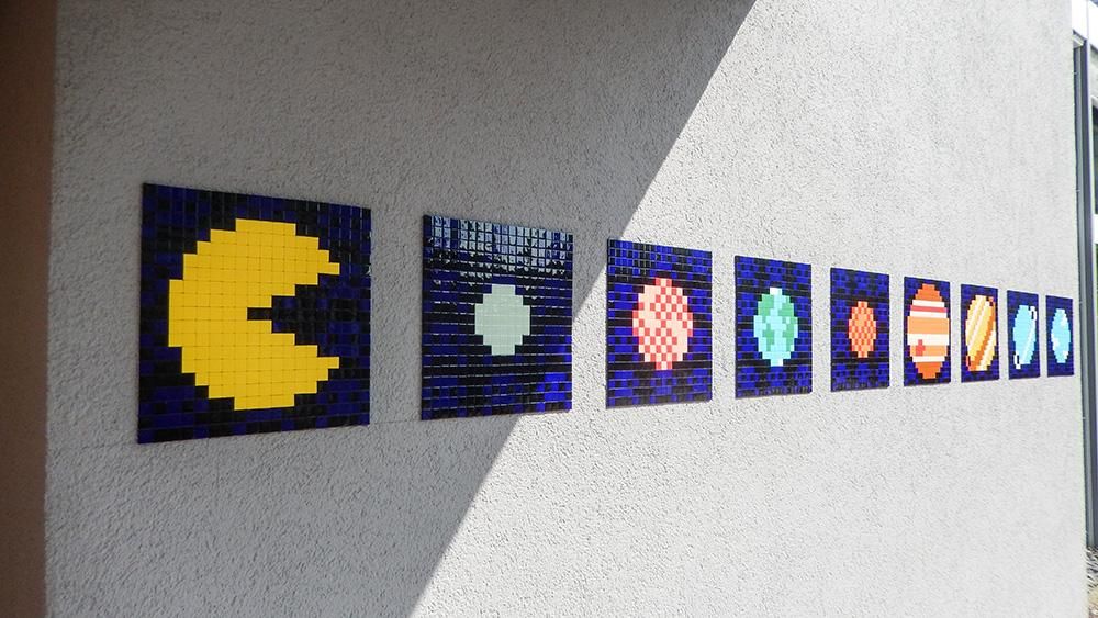 Invader Tags European Space Agency With Alien Art