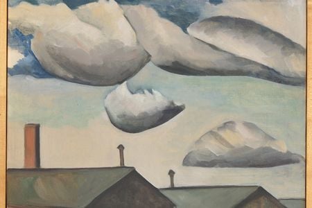 Floating Clouds, Hisako Hibi,&nbsp;oil on canvas, 1944&nbsp;