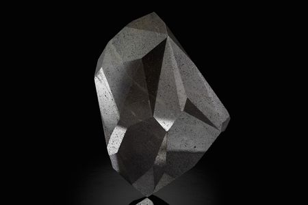The 55-faceted gemstone is believed to be the largest cut black diamond in the world.