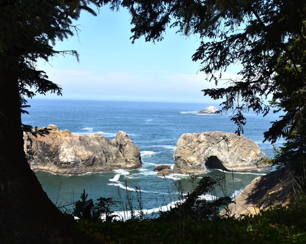 Arch Rock is a well known feature on Oregon's Pacific Coast.