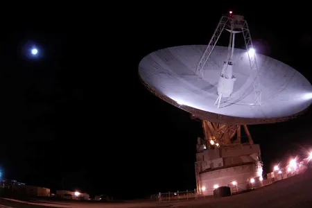This 230-foot-tall antenna helped NASA locate a long-lost spacecraft. 