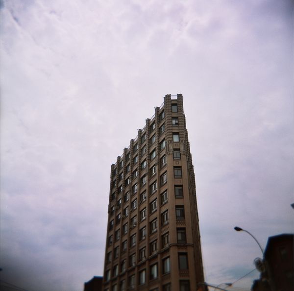 Castle- Building in Greenwich Village, NYC. 100asa Fuji Color Negative 120 Film. thumbnail