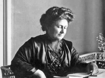 A 1913 photograph of Maria Montessori