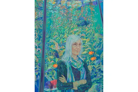 Julie Packard by Hope Gangloff is on view at the National Portrait Gallery in the new show, &quot;Forces of Nature: Voices That Shaped Environmentalism.&quot;