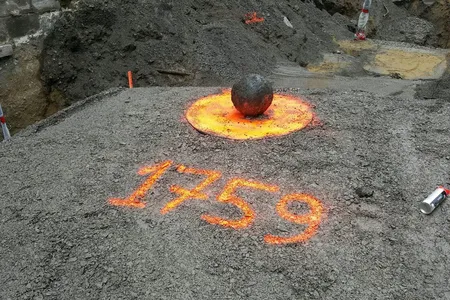The 1759 cannonball