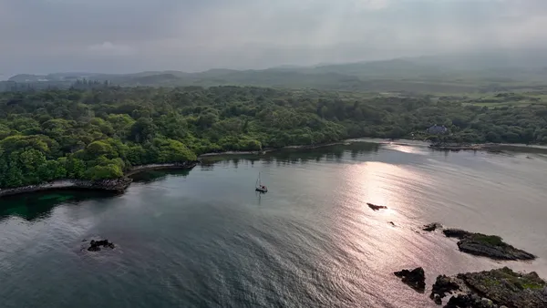 boat at anchor in scotland thumbnail