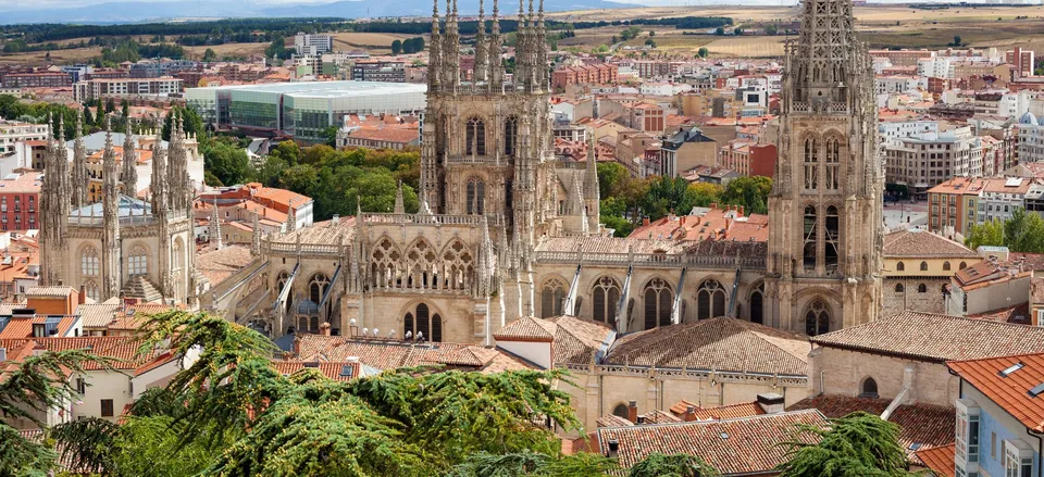  The town of Burgos, along the Camino de Santiago 