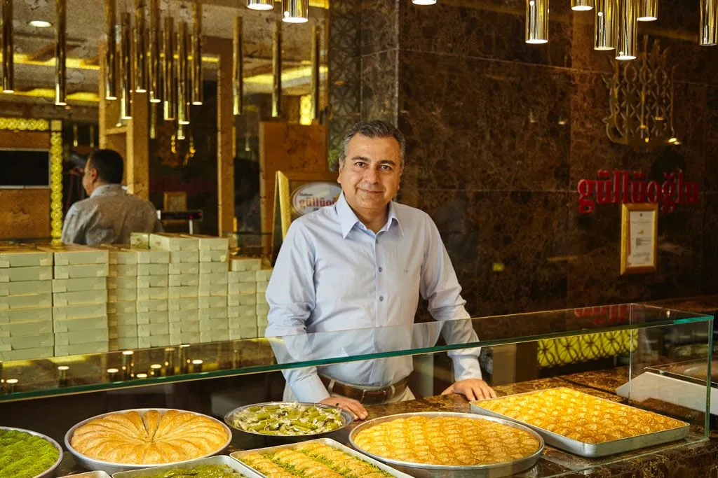 Efkan Güllü is the current owner of Güllüoglu Baklava