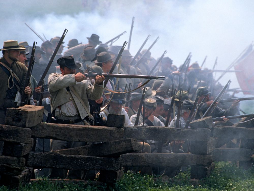 civil war re-enactment