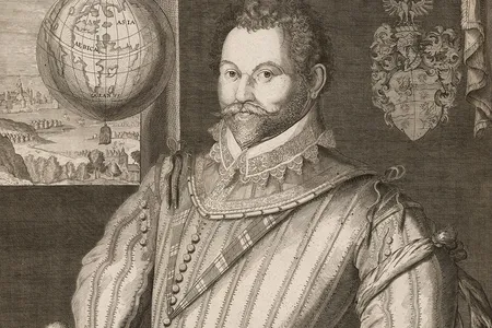 A 1583 portrait of Sir Francis Drake