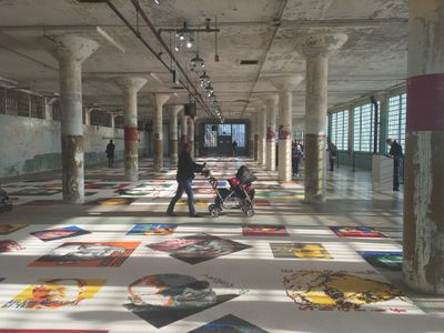 Ai Weiwei's "Trace," which used Lego blocks to show political dissidents last year. 