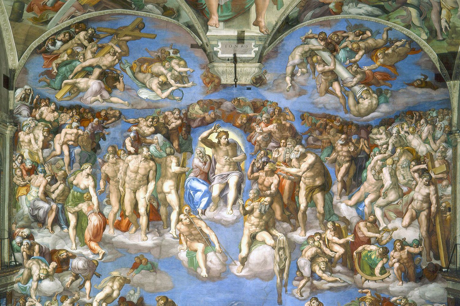 The Sweat of Tourists Has Covered Michelangelo's Sistine Chapel Fresco in a White Film. Now, the 'Last Judgment' Is Getting a Much-Needed Cleaning