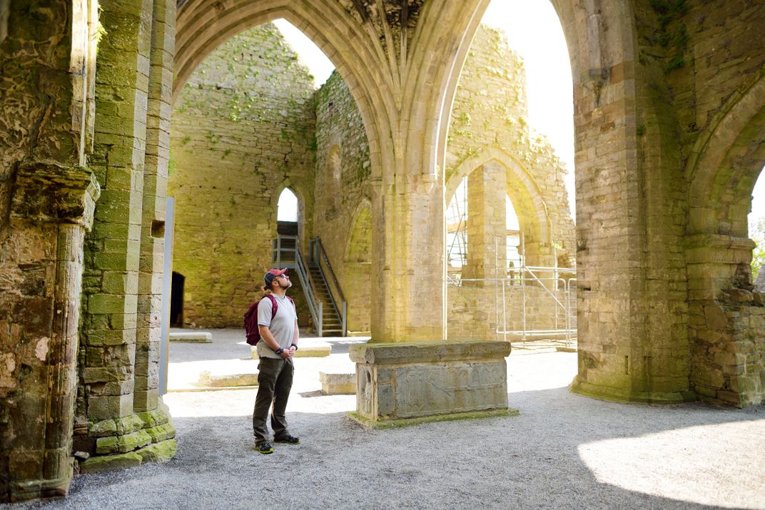 The 12th-century ruins of Jerpoint Abbey, Ireland