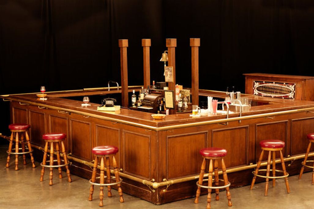 Bar set piece from TV show "Cheers"