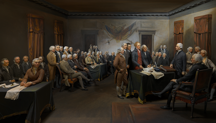 To Recreate One of the American Revolution's Most Famous Paintings, This Artist Painstakingly Crafted Miniature Wax Figures of the Nation's Founders