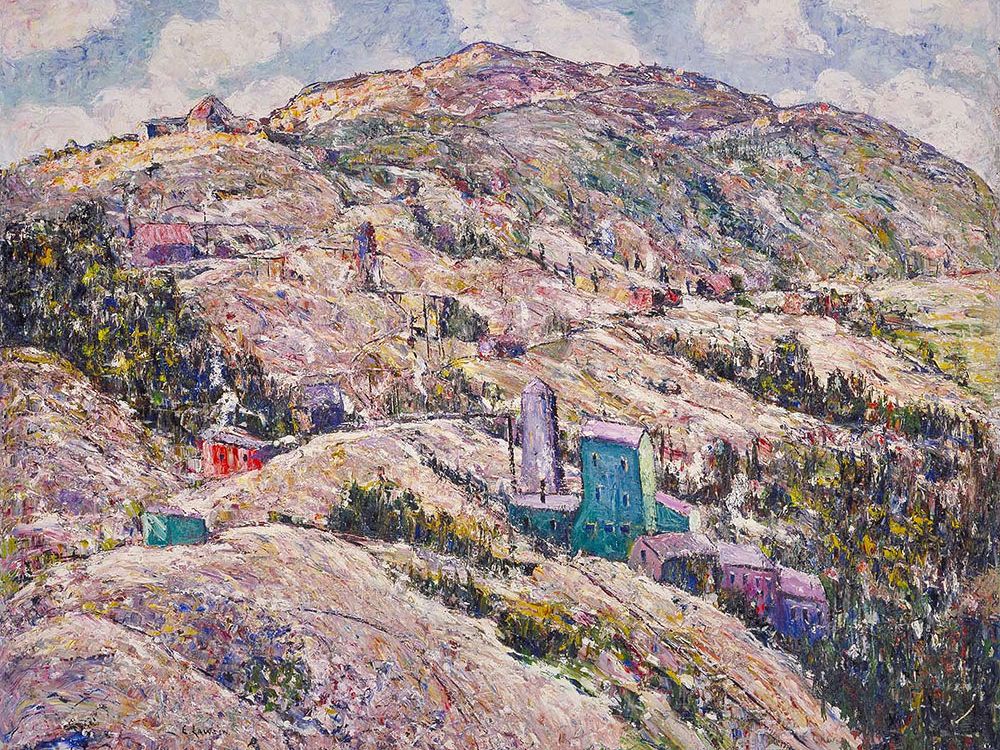 Ernest Lawson's Gold Mining, Cripple Creek