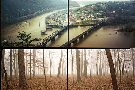 Harper's Ferry, West Virginia (top) and Chickamauga, Georgia (bottom) were the sites of two Civil War battles.