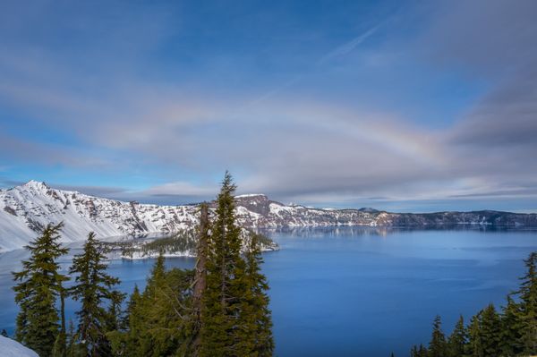 Rainbow at Crater Lake thumbnail