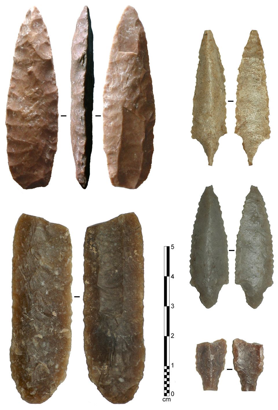 Fluted stone points from the Manayzah Rockshelter